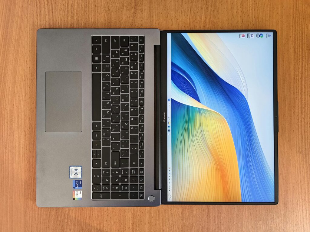 Top View of Huawei Laptop